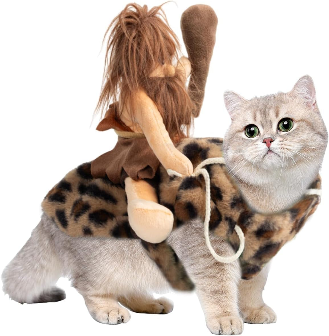 Dog Halloween Costume Funny Dog Cowboy Riding Costume Pet Costume Cat Suit Cowboy Rider Style for Small Medium Large Dogs (Cowboy, Medium)