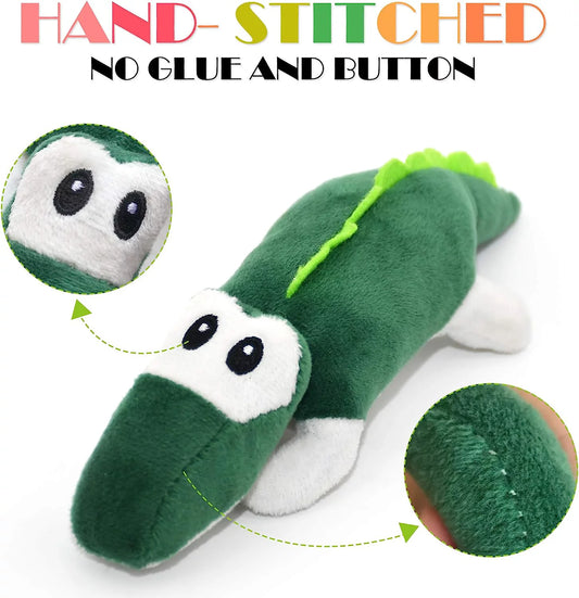 Dog Squeaky Toys for Small Dogs,Stuffed Animal Puppy Toys,Cute Puppy Chew Toys for Dog Teething Toys, Pet Toys for Small to Medium Dogs,Soft Dog Toys,Plush Dog Toy Pack 12 in Gift Box