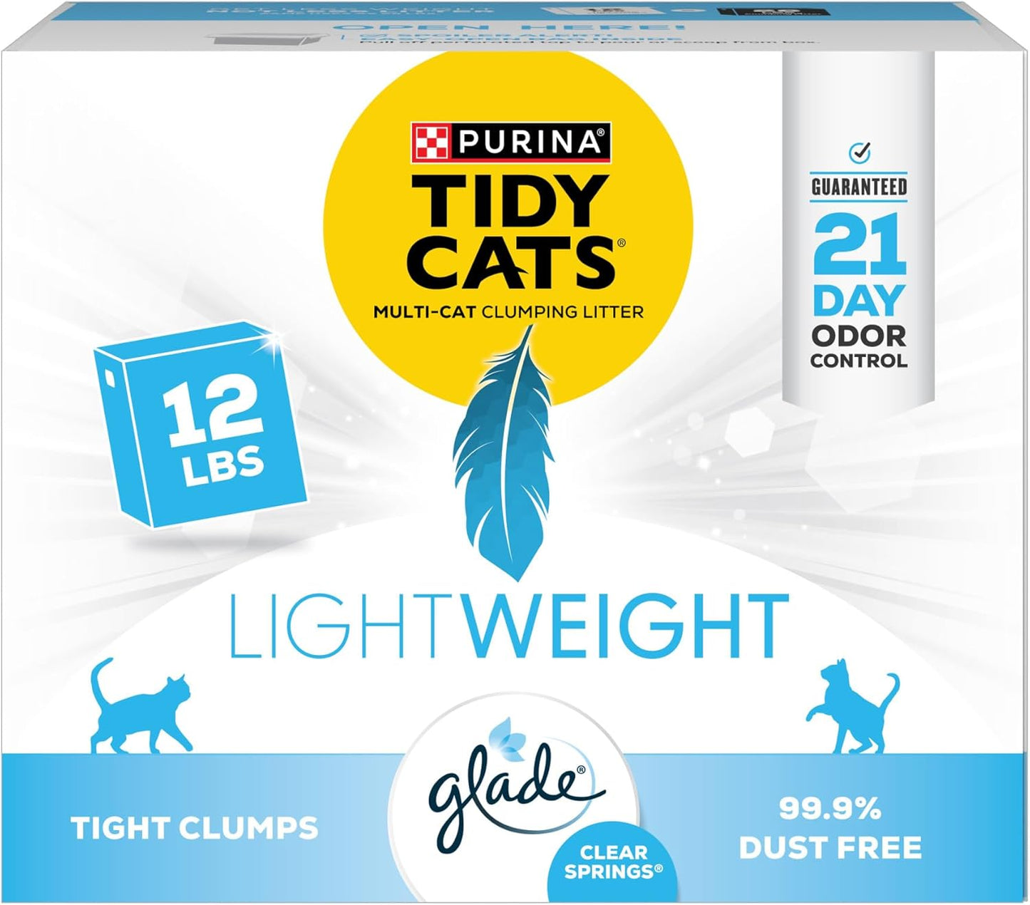 Purina Multi Cat, Low Dust, Clumping Cat Litter, Lightweight 4-In-1 Strength - 17 Lb. Box
