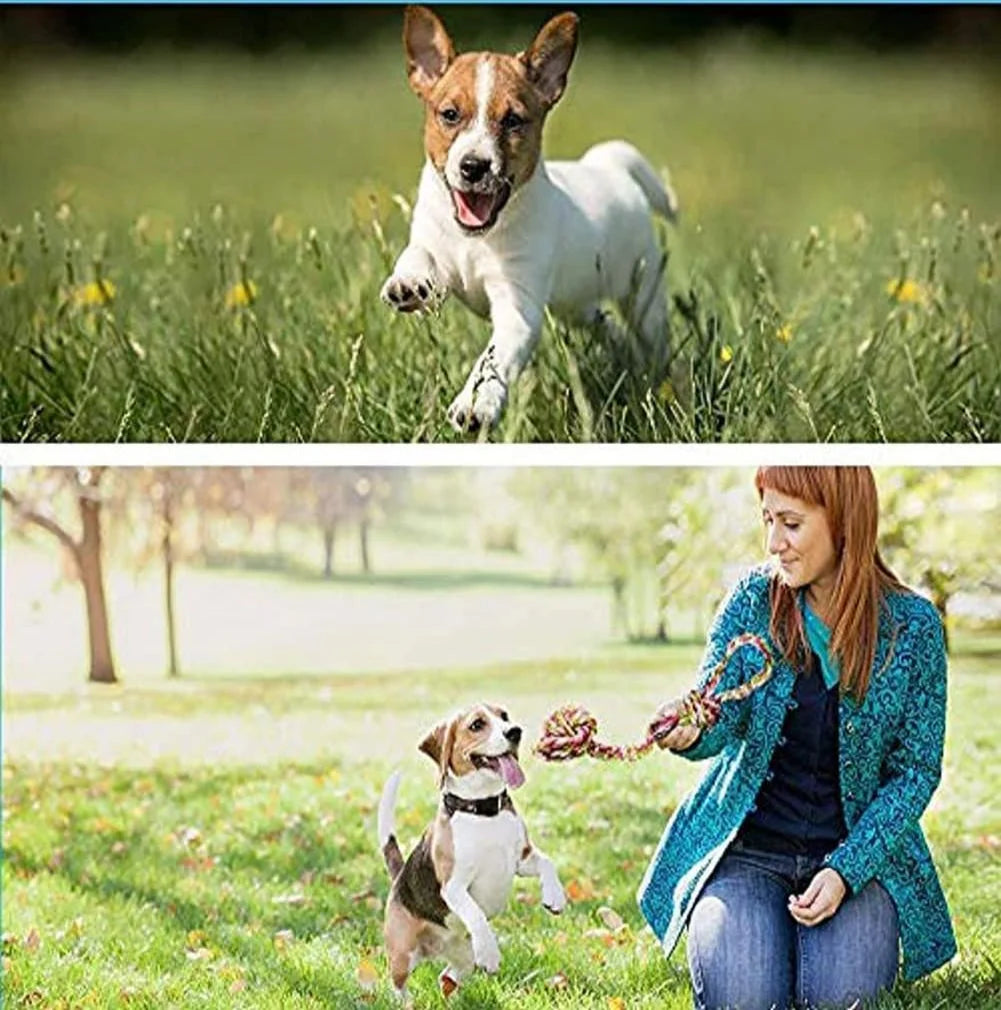 Dog Toys for Aggressive Chewers, 12 Pack Dog Chew Toys for Large Dogs, Heavy Duty Tug of War Dog Toy, Indestructible Dog Rope Toy for Medium and Big Breed, 100% Cotton for Teeth Cleaning