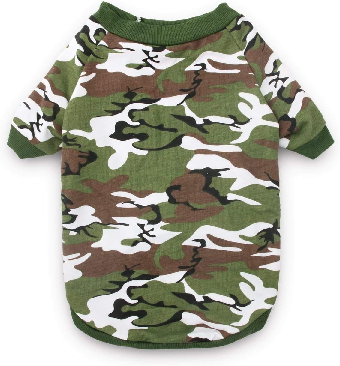 Large Dog Tee Shirts - Army Green, XXXL for Medium Dogs, Boys