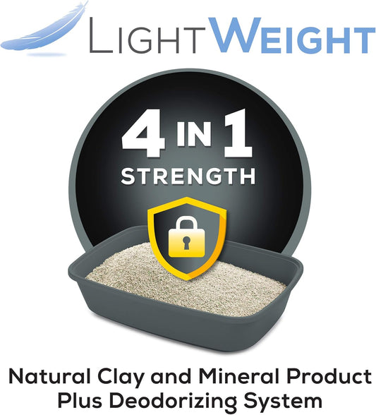 Purina Multi Cat, Low Dust, Clumping Cat Litter, Lightweight 4-In-1 Strength - 17 Lb. Box