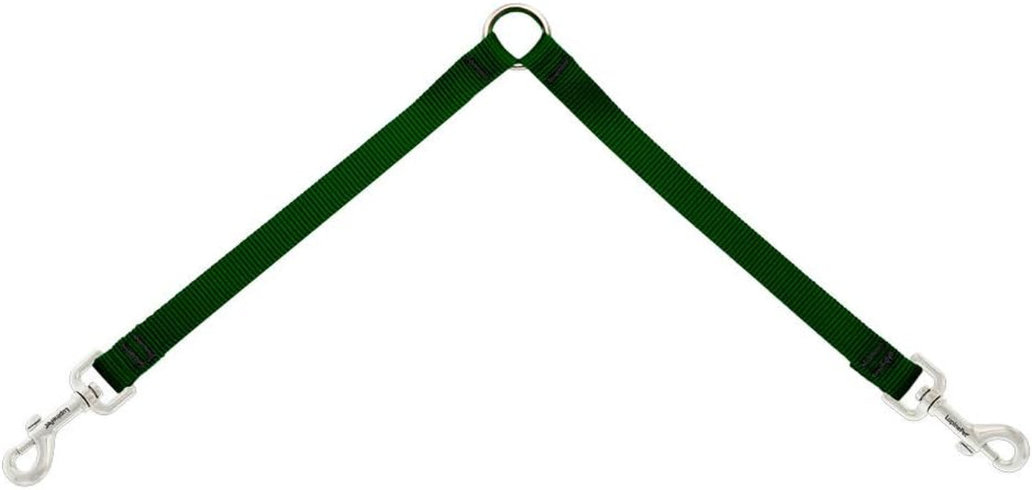 Dog Leash by Lupine in 3/4" Wide Green 6-Foot Long with Padded Handle