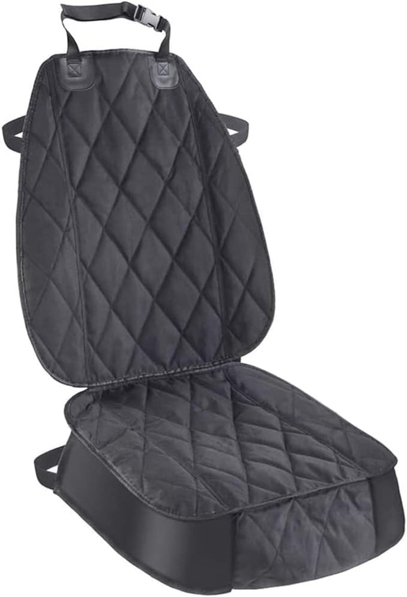 Dog Seat Cover, Waterproof Pet Car Seat Covers, Dogs Front Seat, Nonslip Heavy Duty Durable Scratch-Proof Car Seat Protector with Side Flaps, Fit Most Cars Suvs Trucks, Single