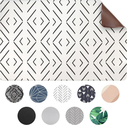 Dog Mat for Food and Water, Cat Feeding Mat | Waterproof Dog Bowl Mat | Non-Slip Pet Food Mat for Floors | Pet Mats for Food and Water | Easy to Clean