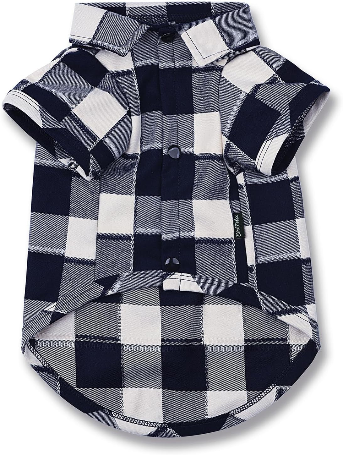 Dog Shirt Plaid Puppy Clothes for Small Medium Large Dogs Cats Boy Girl Kitten Soft Pet T-Shirt Breathable Tee Outfit Adorable Grid Apparel Halloween Thanksgiving [Red#1; S]