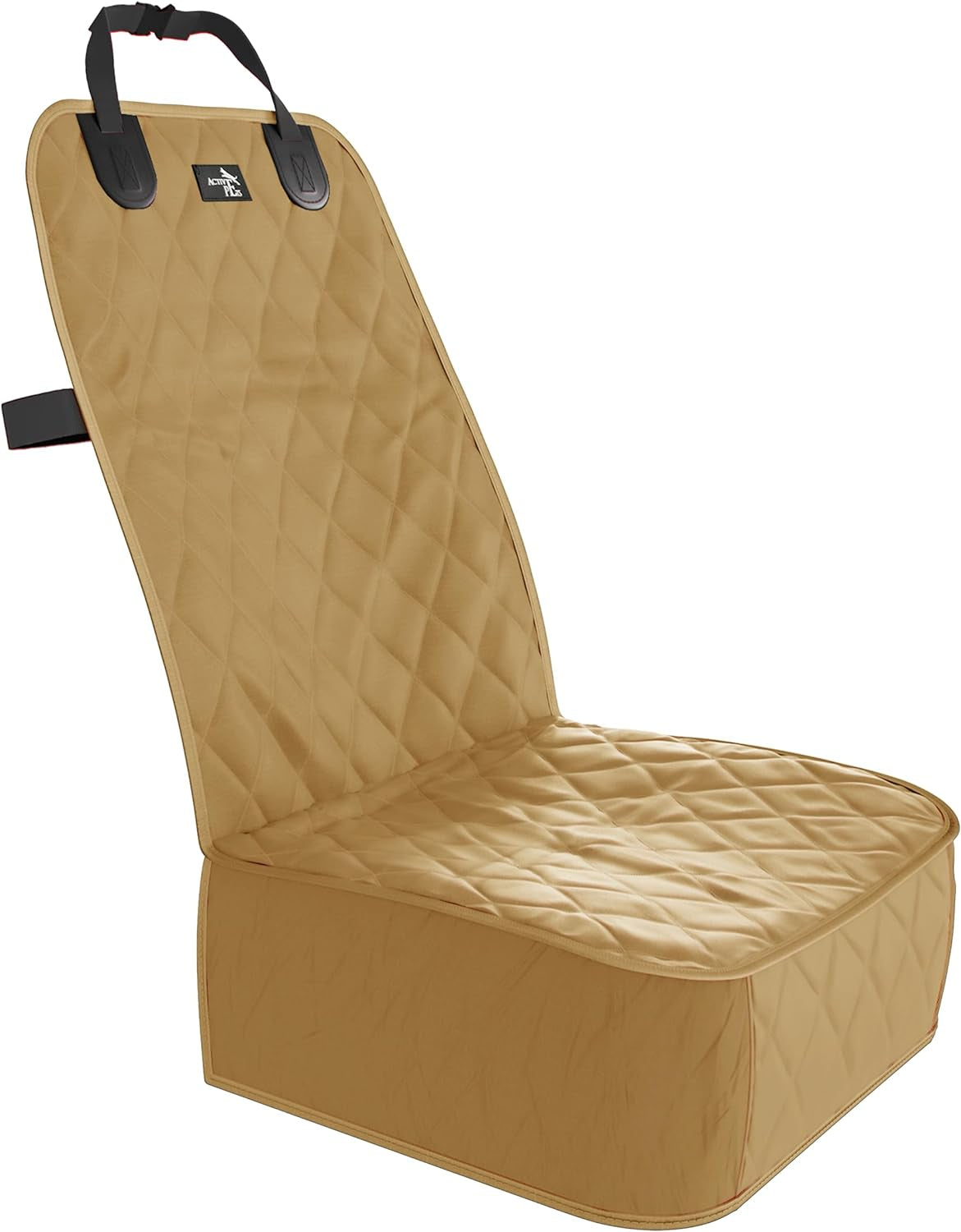 Dog Car Seat Cover, Waterproof Front Seat Protector for SUV Truck Sedan, Pet Safety Travel Comfort System with Universal Fit, Orange