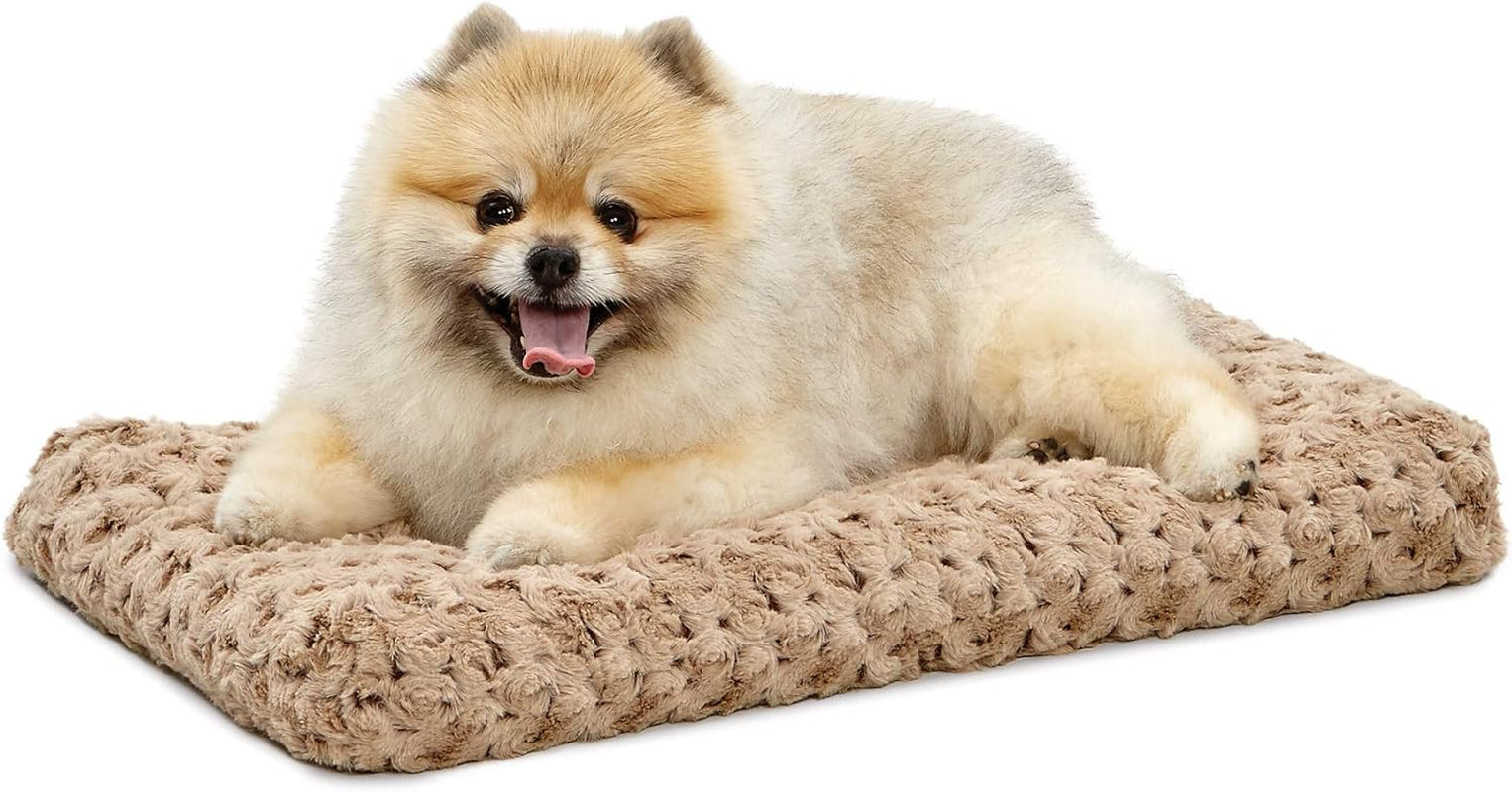 Deluxe Dog Beds | Super Plush Dog & Cat Beds Ideal for Dog Crates | Machine Wash & Dryer Friendly, 1-Year Warranty