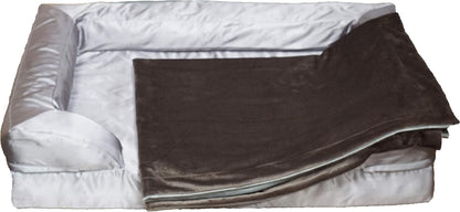 Premium 100% Waterproof Two-Sided Silky Soft Throw Dog Blanket Cat Blanket with Reversible Dual-Layers