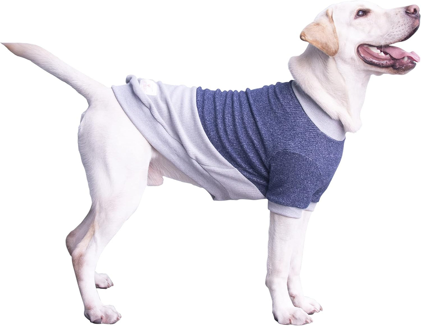 Extra Large Dog Clothes Hoodies Zip up Sweaters for Big Dogs Labrador German Shepherd Blue 3XL