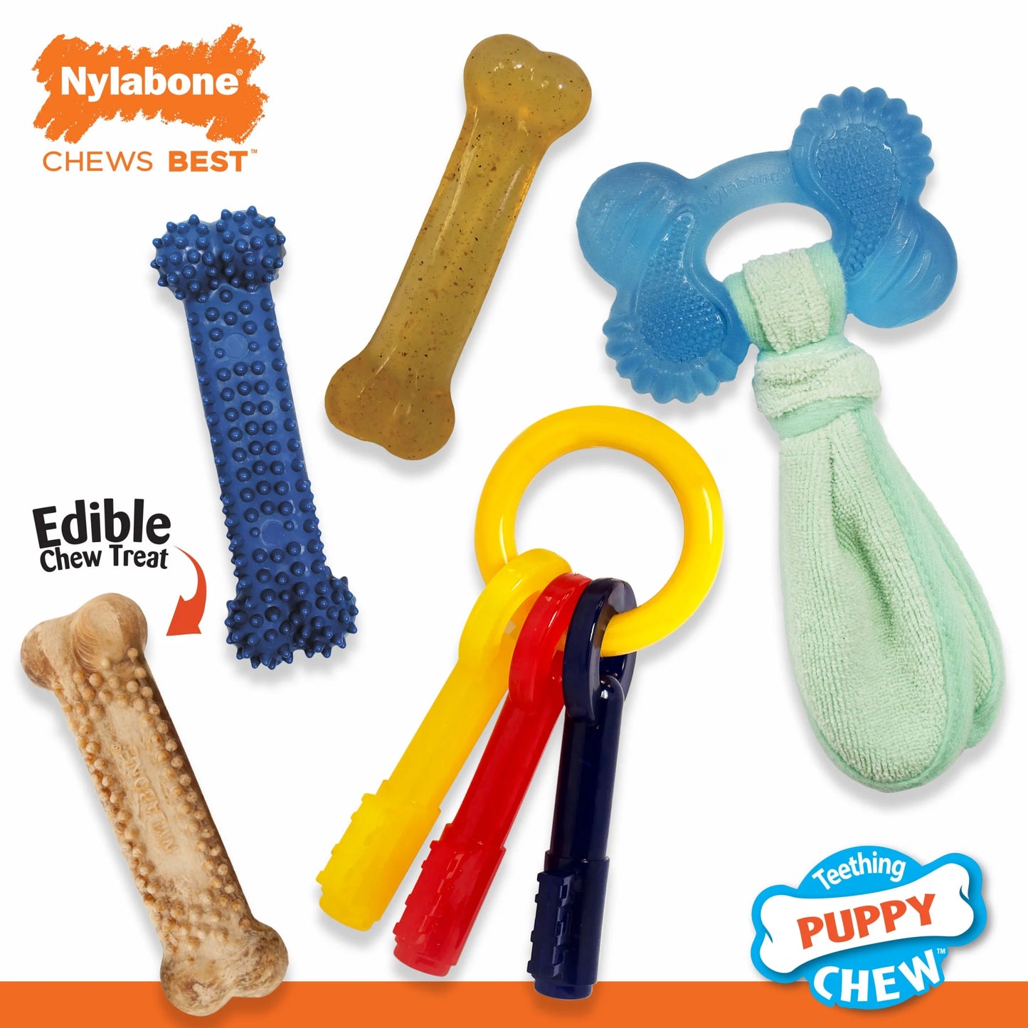 Puppy Chew Toy and Treat Bundle