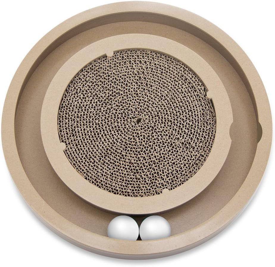 Cat Scratcher Replacement Pads - Cardboard Cat Scratcher Pad, Relieves Stress, Supports Pet Behaviors, 5 Count