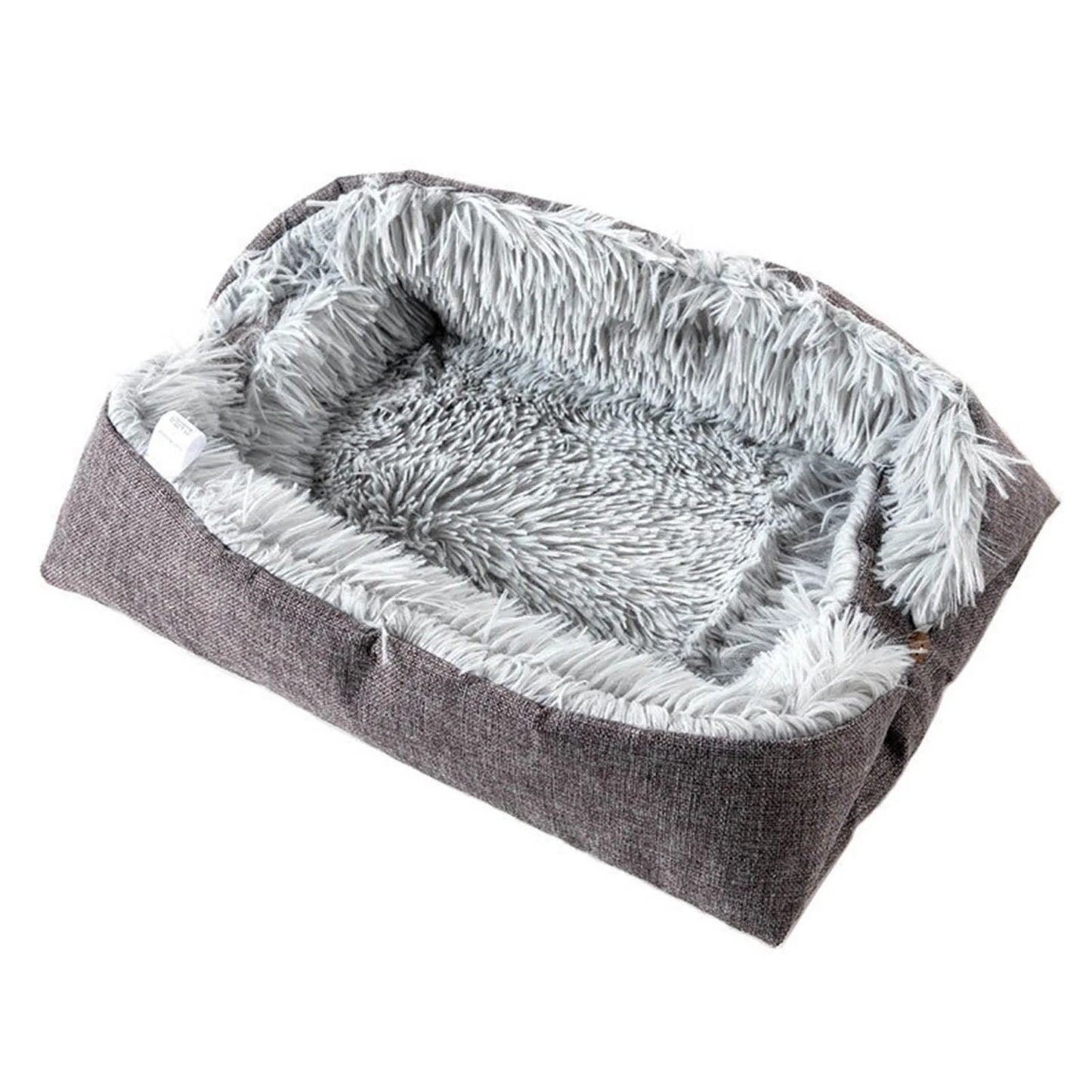 Cat Beds Cave Indoor for Large Cats/Puppys Clearance,Dog round Winter Warm Sleeping Bag Plush Soft Pet Bed Calming Bed