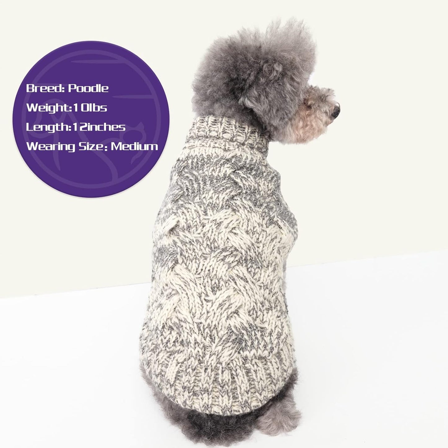 Winter Dog Sweater Turtleneck Knitted Small Dog Sweaters Soft Knitwear Puppy Warm Dog Clothes Cats Apparel