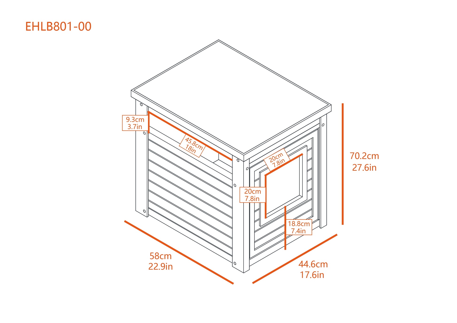 ® ECOFLEX® Litter Loo® Litter Box Enclosure End Table