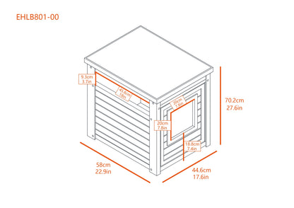 ® ECOFLEX® Litter Loo® Litter Box Enclosure End Table