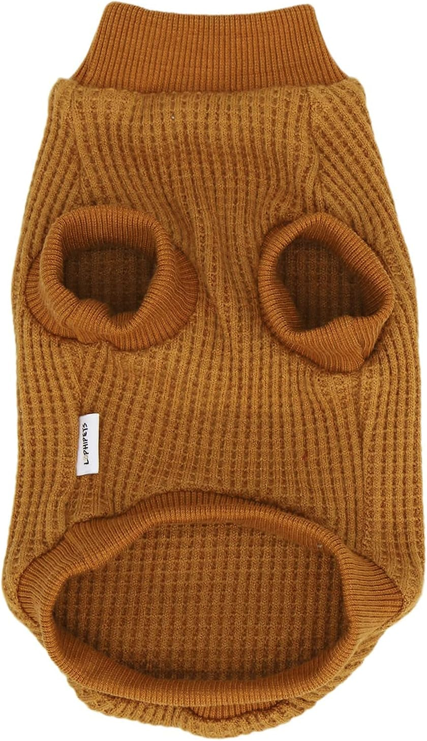 Lightweight Dog Sweaters for Puppy Small Dogs Puppy Chihuahua Yorkie Clothes-Yellow/Xs