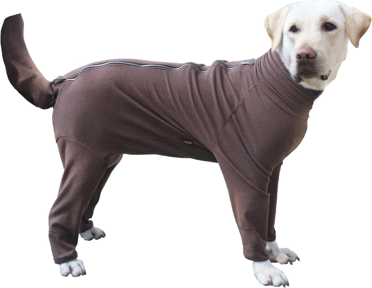 Extra Large Dog Clothes Hoodies Zip up Sweaters for Big Dogs Labrador German Shepherd Blue 3XL