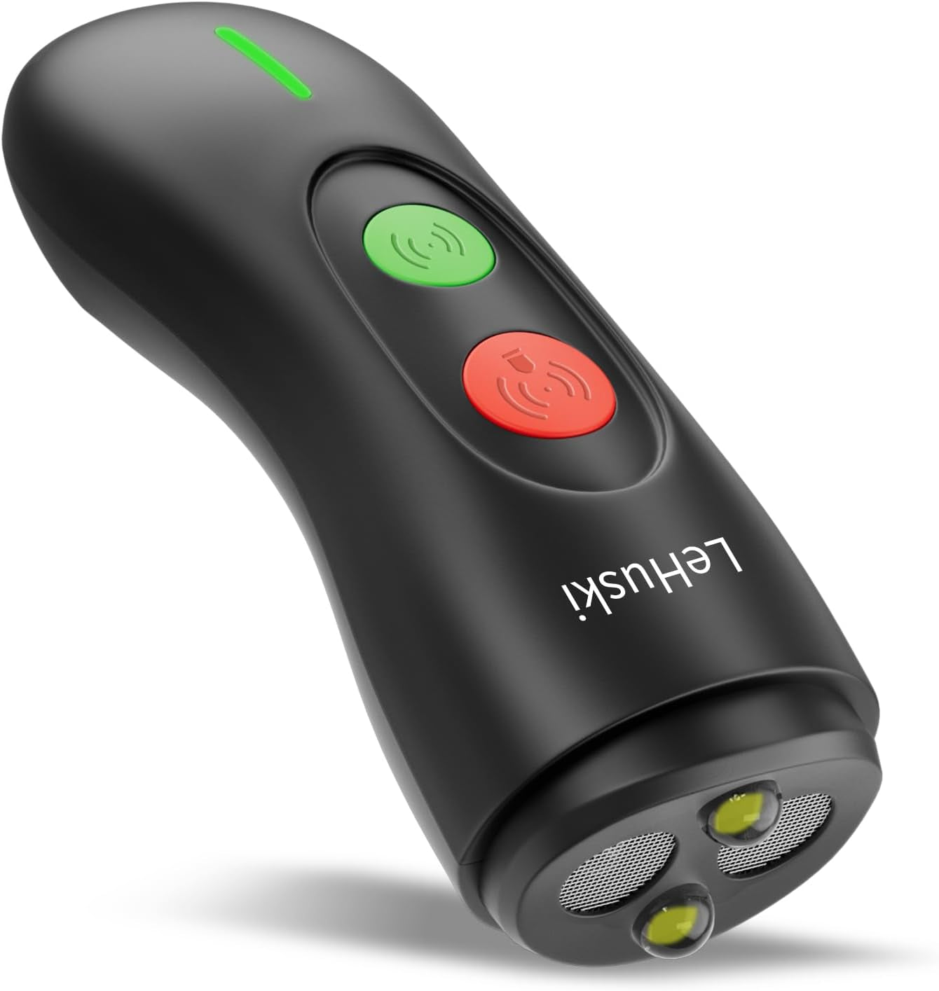 Anti Barking Device Rechargeable Ultrasonic Dog Bark Deterrent Stops Bad Behavior up to 50 Ft Effective Control Range Safe Humane for Indoor Outdoor Use Black