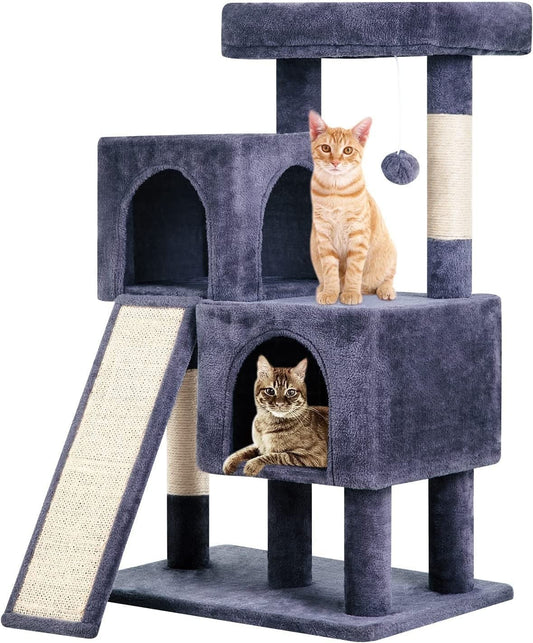 36 Inches Cat Tree for Indoor,Dark Gray.
