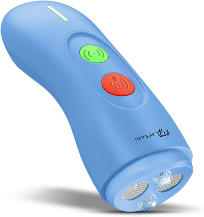 Anti Barking Device Rechargeable Ultrasonic Dog Bark Deterrent Stops Bad Behavior up to 50 Ft Effective Control Range Safe Humane for Indoor Outdoor Use Black