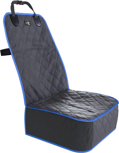 Dog Car Seat Cover, Waterproof Front Seat Protector for SUV Truck Sedan, Pet Safety Travel Comfort System with Universal Fit, Orange