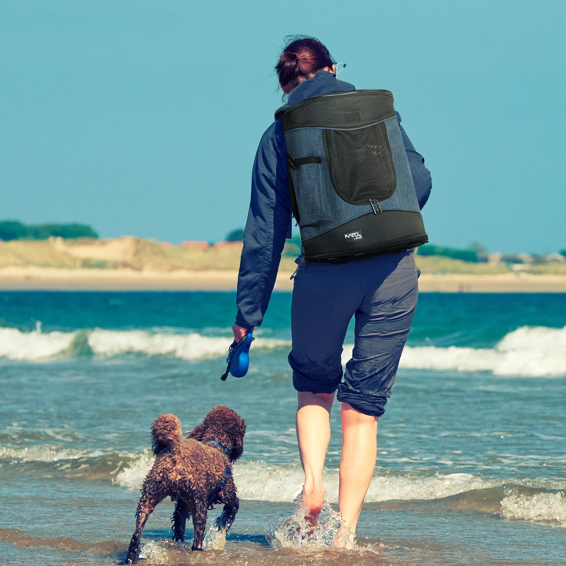 Medium Pet Travel Backpack Carrier for Dogs Cat Animal Puppy, Breathable Mesh Net Removable Sherpa Bed Outdoor Carrier F