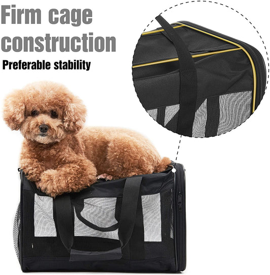 Pet Travel Carrier Soft Sided Portable Bag, Medium