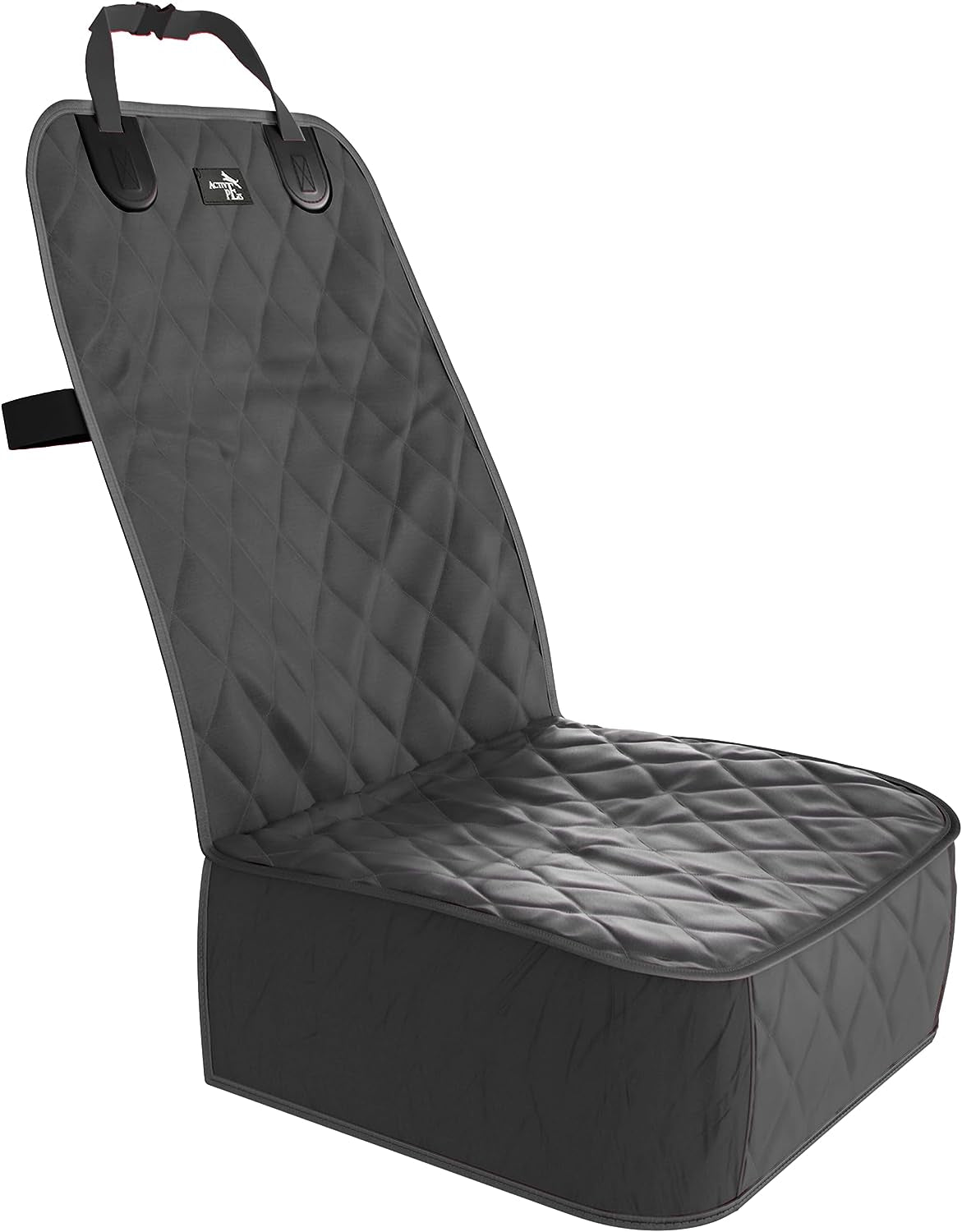 Dog Car Seat Cover, Waterproof Front Seat Protector for SUV Truck Sedan, Pet Safety Travel Comfort System with Universal Fit, Orange