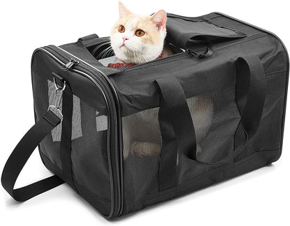 Pet Travel Carrier Soft Sided Portable Bag, Medium