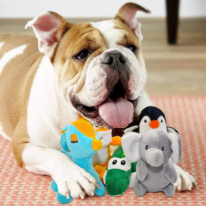 Dog Squeaky Toys for Small Dogs,Stuffed Animal Puppy Toys,Cute Puppy Chew Toys for Dog Teething Toys, Pet Toys for Small to Medium Dogs,Soft Dog Toys,Plush Dog Toy Pack 12 in Gift Box
