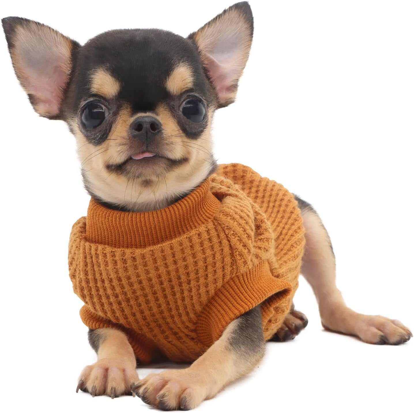 Lightweight Dog Sweaters for Puppy Small Dogs Puppy Chihuahua Yorkie Clothes-Yellow/Xs