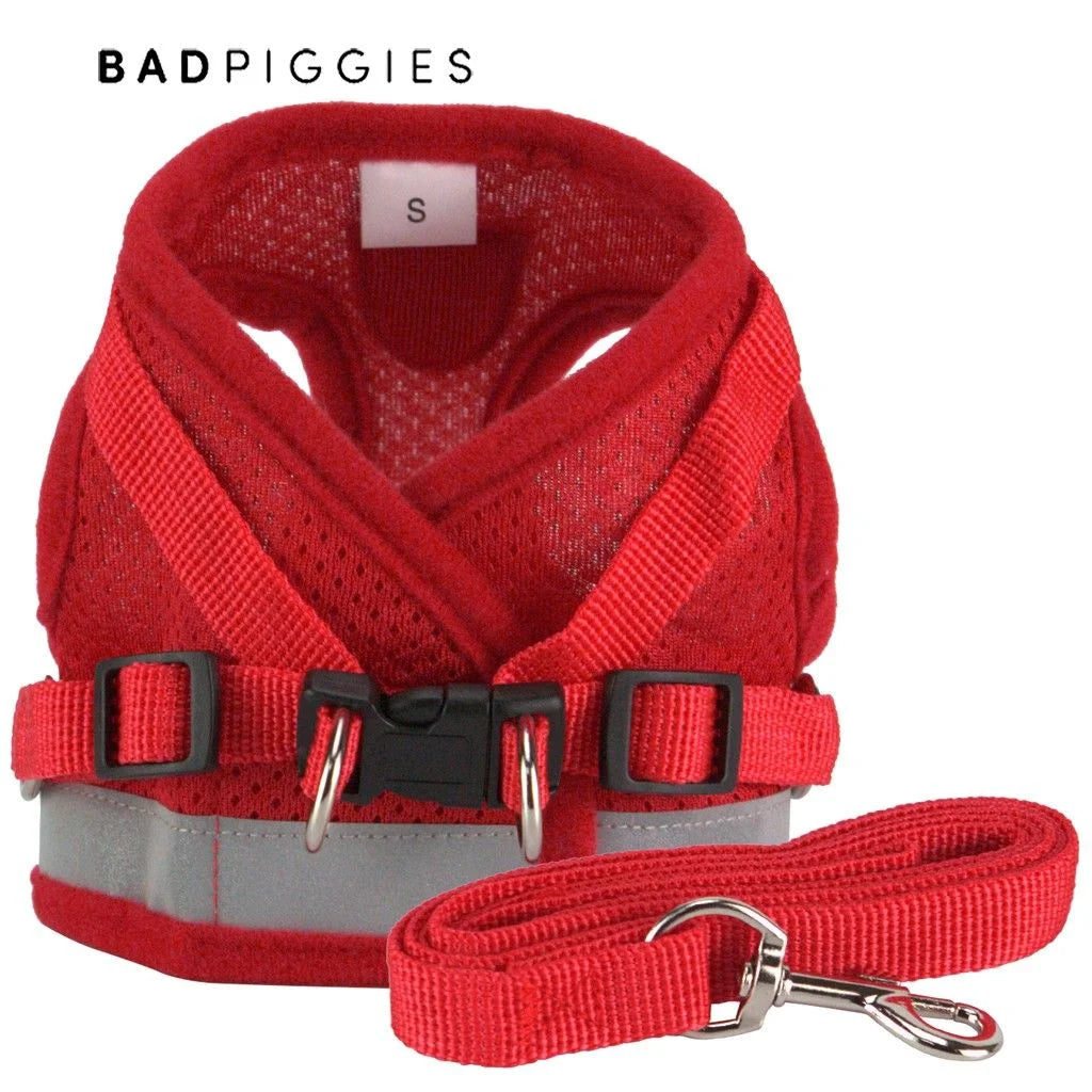 No Pull Dog Harnesses No Choke Reflective Pet Harness Adjustable Walking Breathable Mesh Dog Vest for Small Dogs Cats