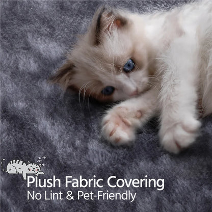 73"H Multi-Level Cat Tree Tower with Condos and Perches, Dark Gray