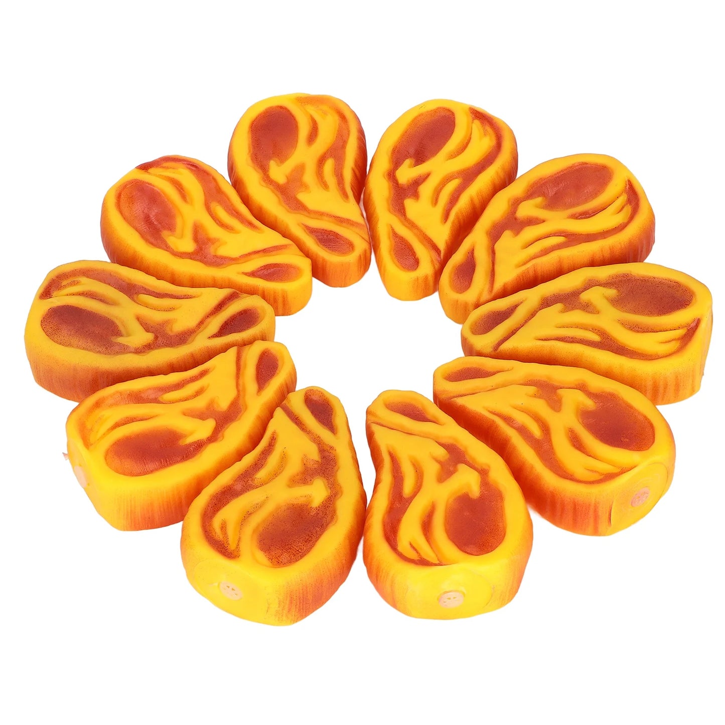 10Pcs Dog Squeaky Toy Simulation Steak Shape Interactive Vinyl Puppy Chewing Sound Toy,Squeaky Steak Dog Toy,Vinyl Puppy Squeaky Toy