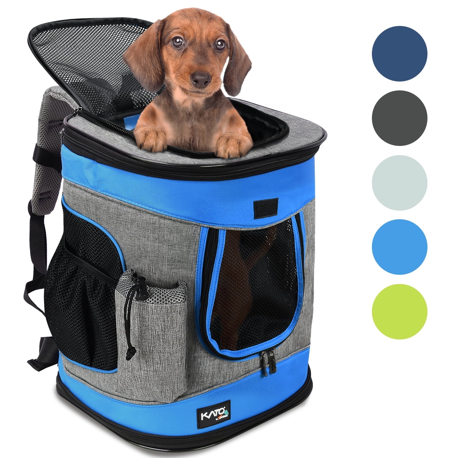 Medium Pet Travel Backpack Carrier for Dogs Cat Animal Puppy, Breathable Mesh Net Removable Sherpa Bed Outdoor Carrier F