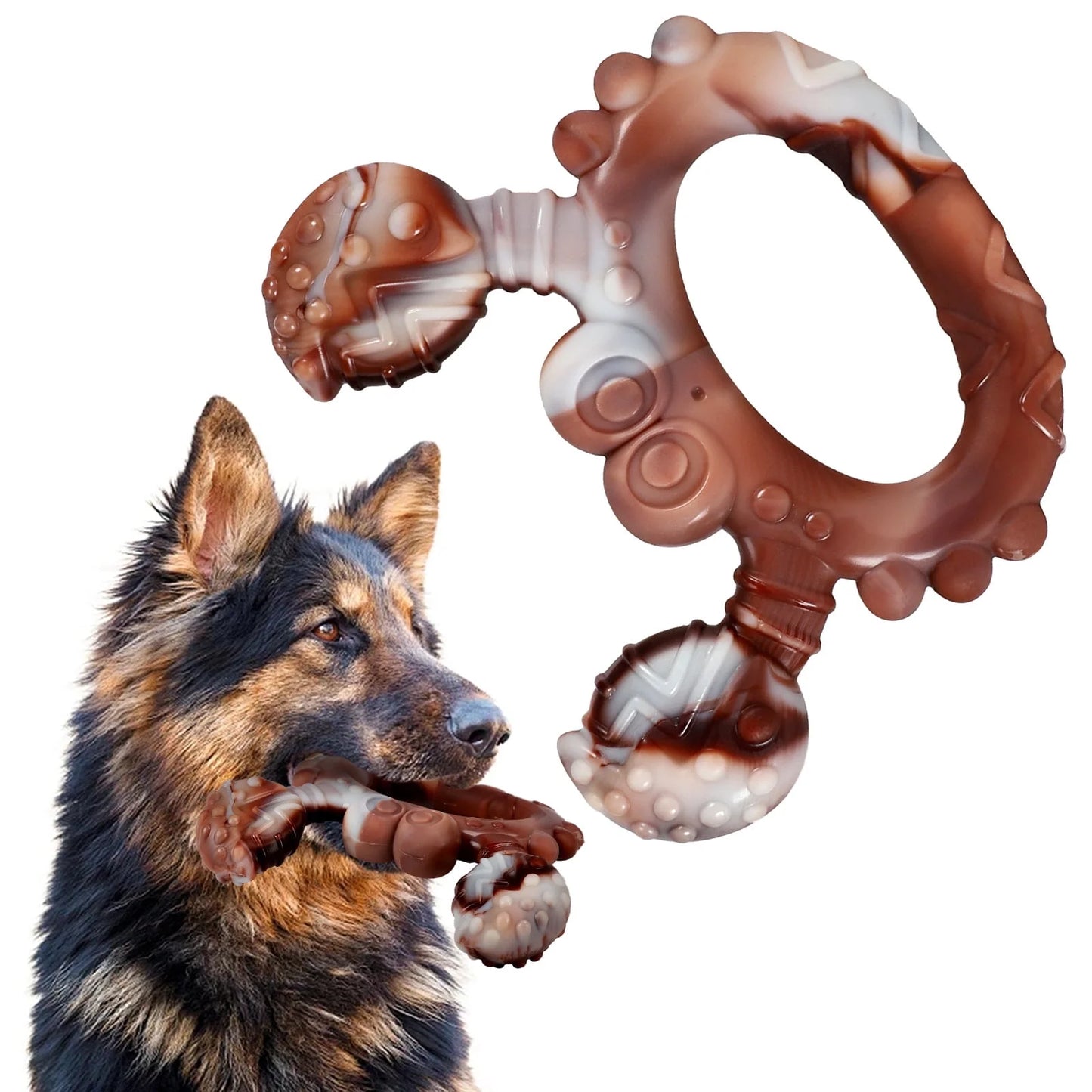 Dog Toys for Aggressive Chewers Bone Dog Toy Interactive Dog Toys for Large Dog Chew Toys for Aggressive Chewers,Dinosam Indestructible Dog Toy for Medium Large Dogs