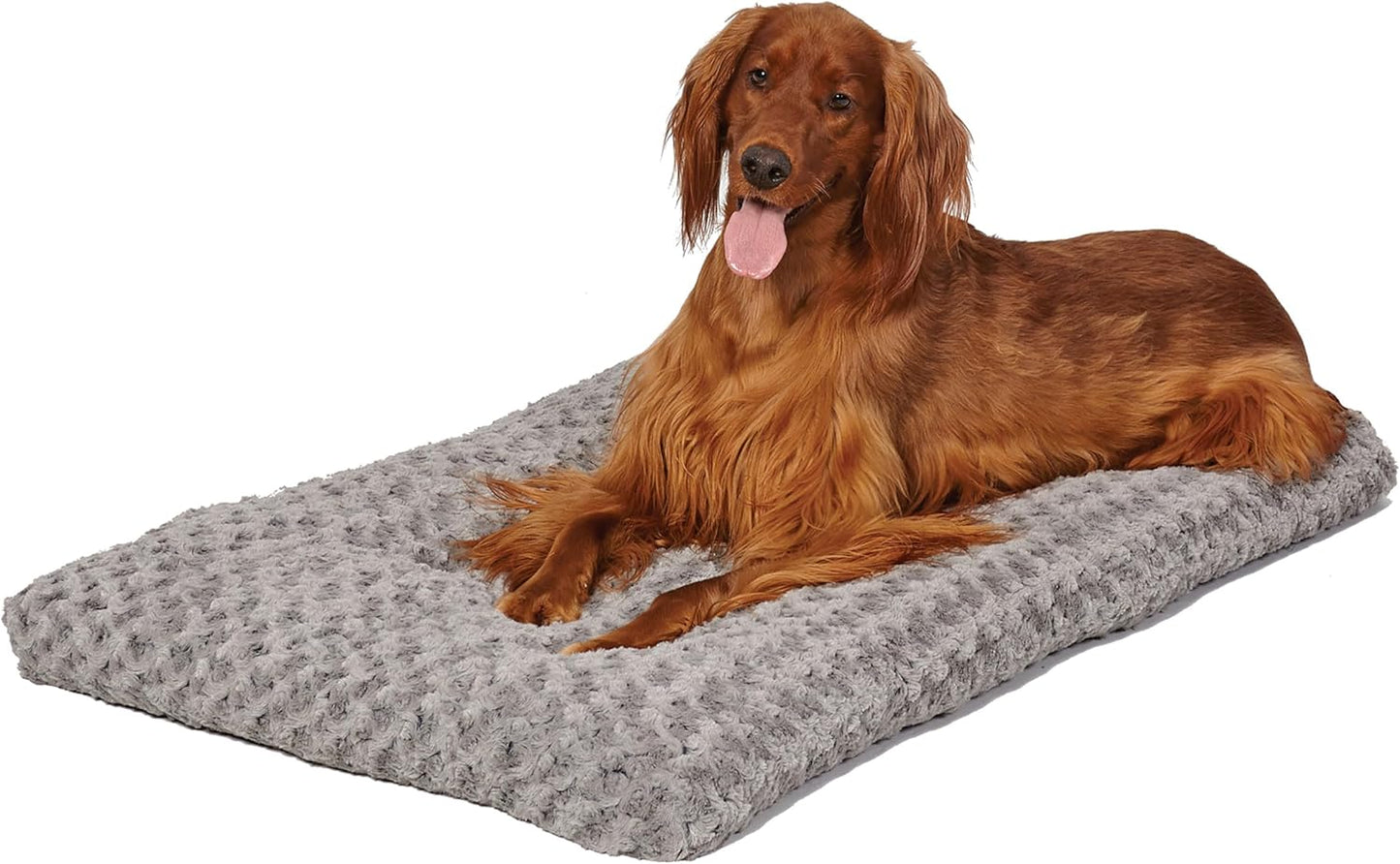 Deluxe Dog Beds | Super Plush Dog & Cat Beds Ideal for Dog Crates | Machine Wash & Dryer Friendly, 1-Year Warranty