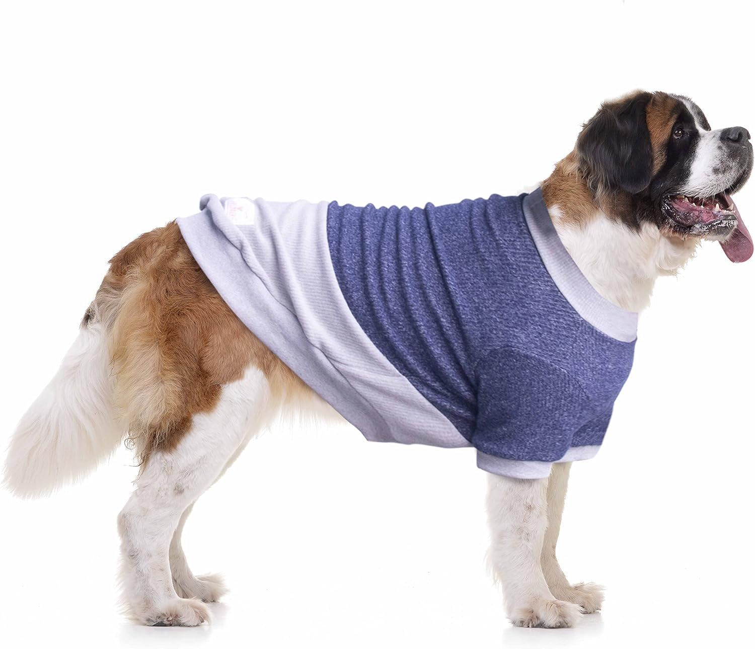 Extra Large Dog Clothes Hoodies Zip up Sweaters for Big Dogs Labrador German Shepherd Blue 3XL