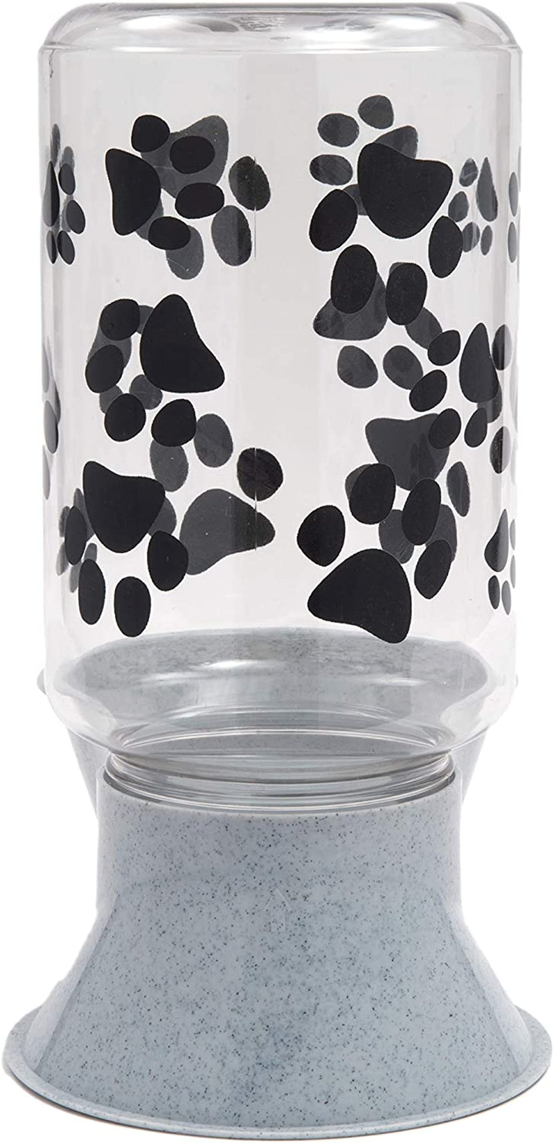 Reversable Water or Dry Food Feeders for Cats and Dogs (Large, Granite)