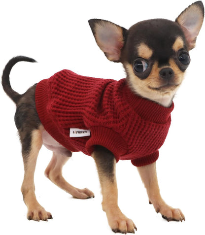 Lightweight Dog Sweaters for Puppy Small Dogs Puppy Chihuahua Yorkie Clothes-Yellow/Xs