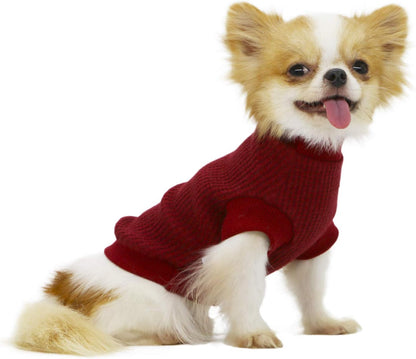 Lightweight Dog Sweaters for Puppy Small Dogs Puppy Chihuahua Yorkie Clothes-Yellow/Xs