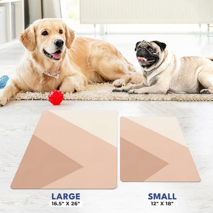 Dog Mat for Food and Water, Cat Feeding Mat | Waterproof Dog Bowl Mat | Non-Slip Pet Food Mat for Floors | Pet Mats for Food and Water | Easy to Clean
