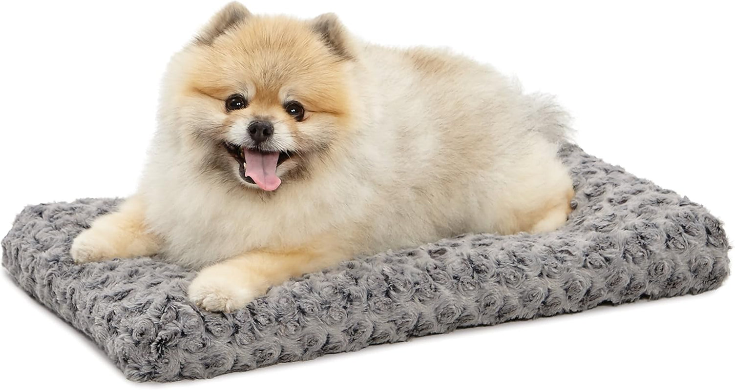 Deluxe Dog Beds | Super Plush Dog & Cat Beds Ideal for Dog Crates | Machine Wash & Dryer Friendly, 1-Year Warranty