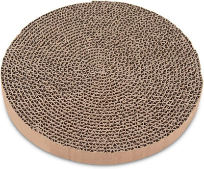 Cat Scratcher Replacement Pads - Cardboard Cat Scratcher Pad, Relieves Stress, Supports Pet Behaviors, 5 Count