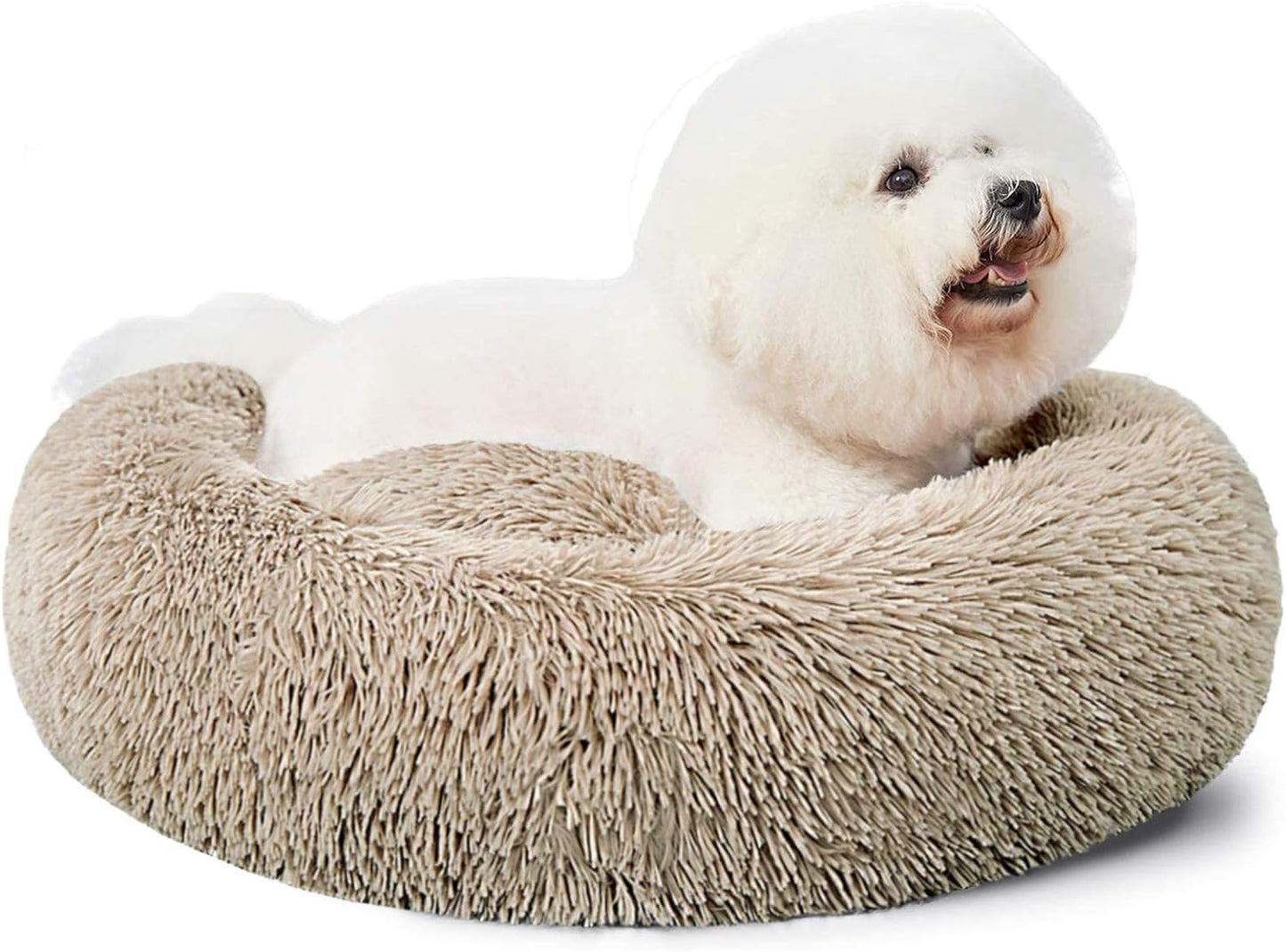 Calming Donut Dog Cuddler, Medium Large Dog Bed, 30''
