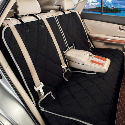 Bench Dog Car Seat Cover for Back Seat Waterproof Seat Covers Durable Scratch Proof Nonslip, Protector for Pet Fur & Mud Washable Backseat Cover for Cars Armrest Compatible