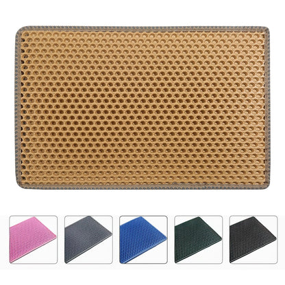 Double Layer anti Tracking Waterproof Cat Litter Trapping Mat Gray