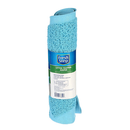 Blue Cat Shaped Litter Trapper Keeper Mat 23.5" X 17.5"