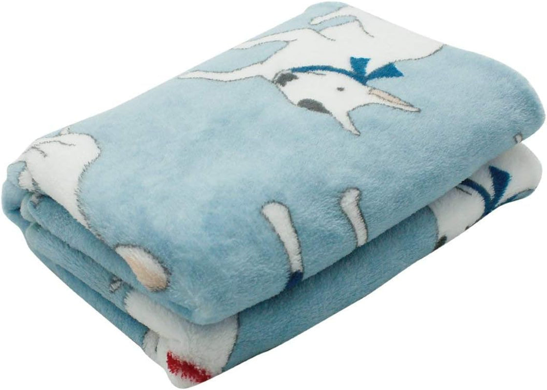 Fluffy Flannel Fleece Pet Dog Bed Throw Blanket Cover for Couch, 29.5 X 39.5 Inches Cute Animals Design Doggy Blankets for Small Medium Puppy Cats (Beige, Bulldog)